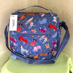 VERA BRADLEY BARK PARK DOGS LUNCH CROSSBODY BAG :NWT DOGS